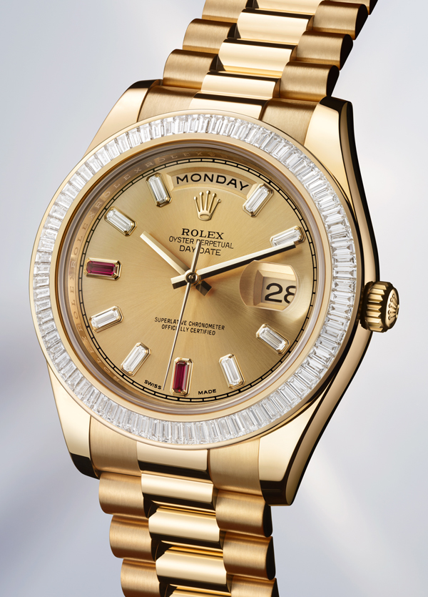 18 ct gold watchcase Rolex Day-Date II replica