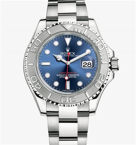 With the charming blue dial and bright red second hnad, this fake Rolex watch directly catches people's attention.