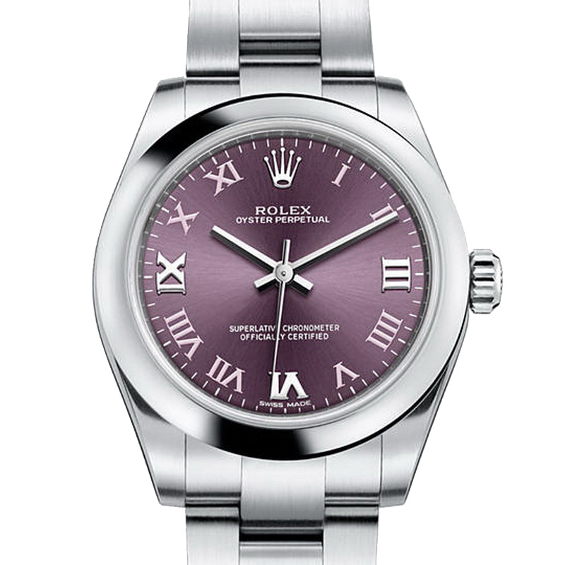 The sturdy fake Rolex Oyster Perpetual 31 177200 watches are made from Oystersteel.