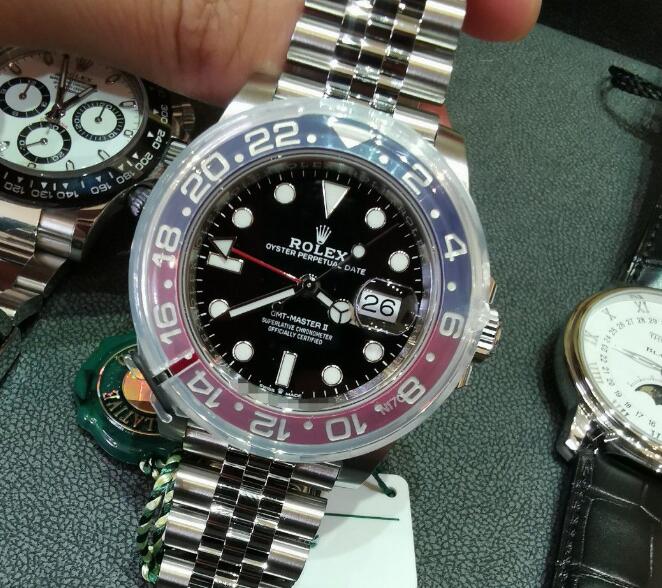 The blue and red ceramic bezel Rolex was the most popular watch last year.
